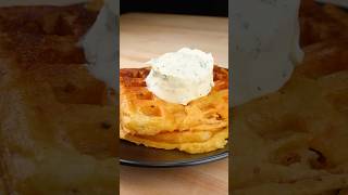 Cheesy Mashed Potato Waffles [upl. by Remot888]