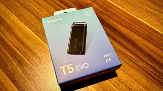 Обзор Samsung SSD T5 EVOРаспаковка [upl. by Crenshaw]