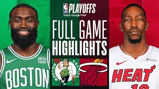 1 CELTICS at 8 HEAT  FULL GAME 3 HIGHLIGHTS  April 27 2024 [upl. by Yllier]