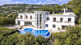 ANTIBES  Superb new Art Deco villa with sea views  Estate Prestige  Knight Frank [upl. by Yeneffit]