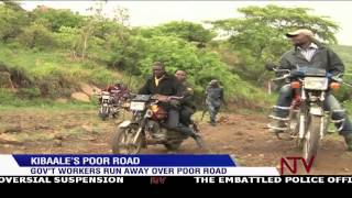 Govt workers run away over poor Kibale road [upl. by Ielirol]