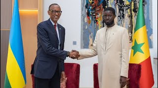 🛫 AXE KIGALI  DAKAR  Le président Paul Kagame au Sénégal [upl. by Nahij438]