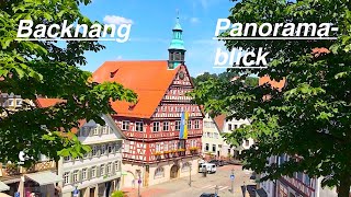 Backnang kleine Stadtführung Panoramablick [upl. by Pebrook]