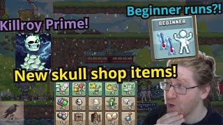 Killroy update New stuff in Skull shop  Killroy Prime Beginner runs HarbingerIV idleon [upl. by Nomde]