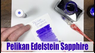 Pelikan Edelstein Sapphire writing sample [upl. by Ahsinelg]