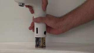 hansgrohe Technical Tip How to change the solenoid valve of an electronic mixer [upl. by Nylarej]