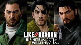 Like a Dragon Infinite Wealth  Majima Saejima amp Daigo Boss Fight 4K 60FPS [upl. by Eulau]