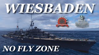 No Fly Zone  Wiesbaden Tier 8 German CL North Replay Analysis World of Warships [upl. by Melisent]