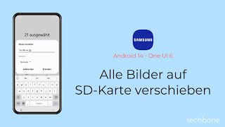 Alle Bilder auf SDKarte verschieben  Samsung Android 14  One UI 6 [upl. by Otrebide]