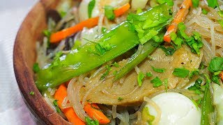 PANCIT BIHON GUISADO  THE BEST AND SIMPLE WAY TO COOK  FOODNATICS [upl. by Thury]