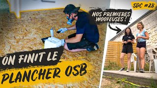 Vitrifier un SOL en OSB On accueil nos premiers woofers   Rénovation  SDC 28 [upl. by Niltak]