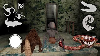 Play as Grandpas Aligator Slendrina Child and Monster Octopus in Granny Chapter Two  Granny Mod [upl. by Edette937]