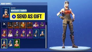 Top 10 Skins to GIFT Players in Fortnite Gifting Locker Skins [upl. by Sirdi]