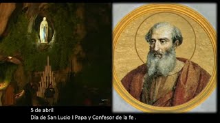 San Lucio I Papa y Confesor de la fe Rezo del Santo Rosario✨🌃🌉 5 de abril de 2024 [upl. by Fidele]