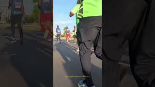 Rastaman running a marathon with barefeet Respect runnersmotivation motivation [upl. by Marion665]