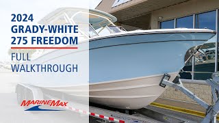 EXCLUSIVE FEATURES ON 2024 GRADYWHITE 275 FREEDOM  MarineMax Panama City Beach [upl. by Nichol]