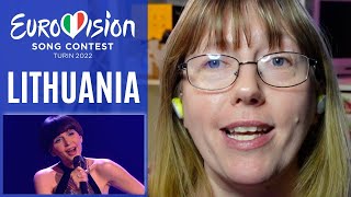 Vocal Coach Reacts to Monika Liu Sentimentai Lithuania Eurovision 2022 [upl. by Tigram]