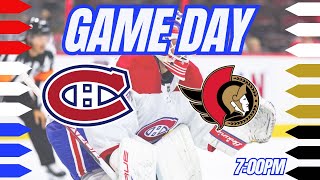 NHL Game Play By Play Canadiens vs Senators [upl. by Raffo]