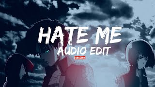 hate me  ellie goulding ft juice wrld edit audio [upl. by Holly]