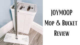 JOYMOOP Mop and Bucket System Review  Amazon Floor Cleaning Tools  Flat Floor Mop [upl. by Venola462]