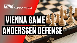 Anderssen Defense in the Vienna Game  Chess [upl. by Roselin358]