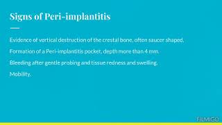 Periimplantitis and management implantdentistry [upl. by Muhcan935]