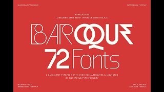 Baroque Grotesk v2 Font Download [upl. by Navar]