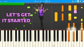 Black Eyed Peas  Lets Get It Started Synthesia Cover [upl. by Adyan]