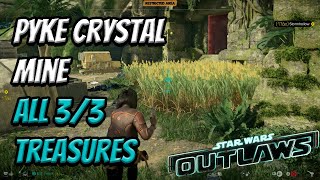 Pyke Crystal Mine Treasure Locations  All 33 Treasures  Star Wars Outlaws [upl. by Dody]