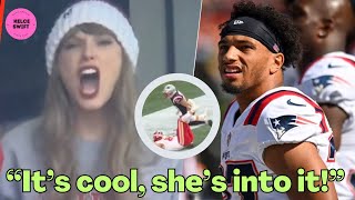 Patriots Cornerback Myles Bryant Responds to Taylor Swift Yelling After He Pushed Travis Kelce [upl. by Harlan533]