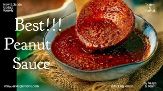 VIRAL Peanut Sauce Gravy RECIPE  THICK amp CREAMY  Indescribably Delicious [upl. by Notnad11]