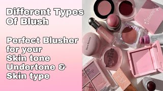 How To Select The Right Blusher For Skin Tone Undertone amp Skin Type  Different Types Of Blush [upl. by Eniamat975]