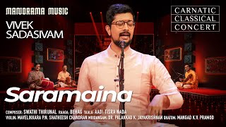 Saramaina  Bihag  Vivek Sadasivam  Manorama Music  Navarathri Festival 2023 Live [upl. by Sokin]