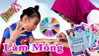 Đồ Chơi Làm Móng  Masha Làm Móng Tay Cho Siêu Nhân [upl. by Oinegue955]