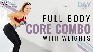 40 Minute Full Body Core Combo Workout  Home Workout for Strength amp Cardio [upl. by Libna]