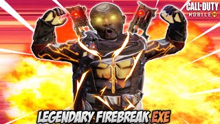 LEGENDARY FIREBREAKExe  COD Mobile [upl. by Ahsikan]