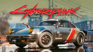 Cyberpunk 2077 Johnny Silverhands Porsche 911 Turbo Gameplay Ultra Ray Tracing 2K [upl. by Odlavso]