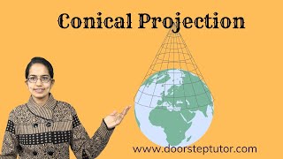 Conical Projection 1 Standard Parallel Construction Properties Limitations  Practical Geography [upl. by Webb]