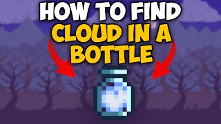 Terraria How To Get Cloud in a Bottle  Terraria Cloud in a Bottle seed 1449 [upl. by Akieluz]