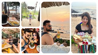 North Goa Vlog  Morjim Beach Anjuna Mandrem Arambol  Top 5 Best Cafes amp Restaurants in Goa [upl. by Notpmah]