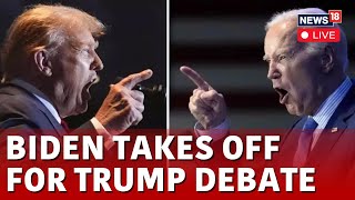 CNN Presidential Debate 2024  Donald Trump Vs Joe Biden Live  BidenTrump Debate Takes Shape N18G [upl. by Ankney291]