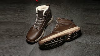 8 Зимние мужские ботинки с Алиэкспресс Mens Winter Boots Aliexpress Мужская Зимняя обувь из Китая [upl. by Monah]