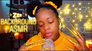 calming background ASMR to study sleep relax work read amp game to 💛🤫✨no talking 💛✨ [upl. by Giefer]