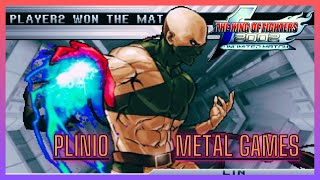 The King of Fighters 2002 Unlimited Match  ▶ Plínio VS Metal Games  🕹🎮Casual Match🎮🕹 [upl. by Tloc]