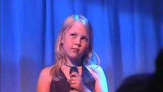 Emilie 10 singing quotGabriellas Sångquot  LIVE [upl. by Anima850]