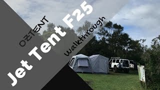 OZ Tent Jet tent F25 review and walkthrough [upl. by Tabitha]