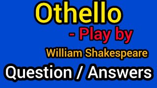 Othello By William Shakespeare  Question  Answer in UrduHindi [upl. by Mungo]