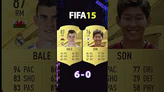 BALE VS SON FIFA COMPARISON shorts football fifa10 fifa23 [upl. by Warde]