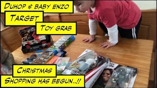 duhop Christmas shopping kick off Target toy grab vlog [upl. by Sille59]