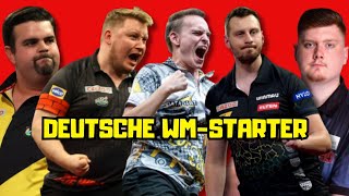 Die Deutschen bei der DARTSWM Deutschen Profis im CHECK [upl. by Bogart289]